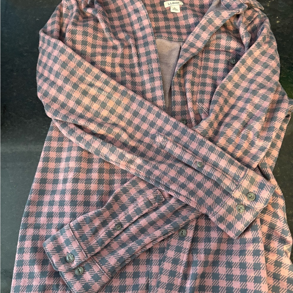 L.L Bean cozy button down shirt